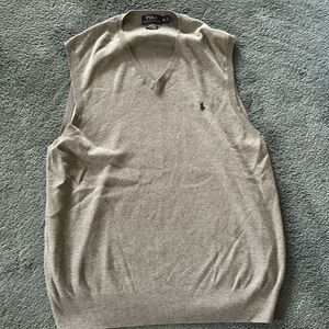Polo Ralph Lauren Pima cotton short sleeve vest size men’s XL gently used gray